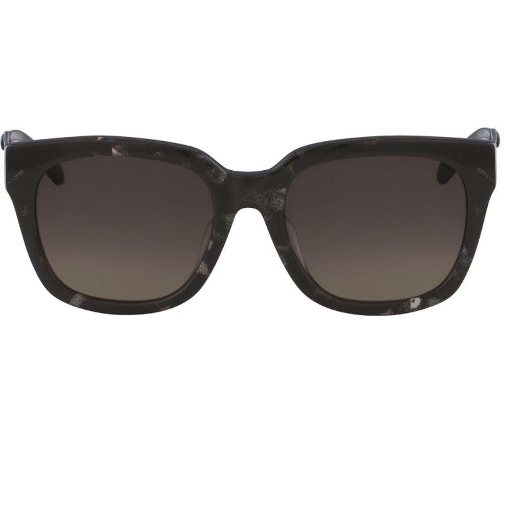MCM 55mm Brown Modified Rectangle Sunglasses - Authentic -New W/Case & Cloth